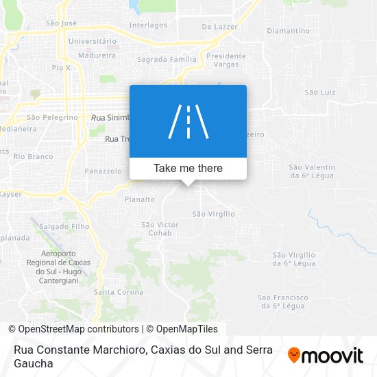 Rua Constante Marchioro map