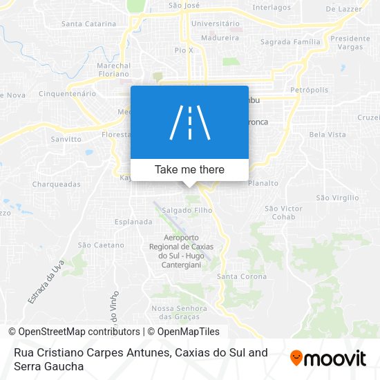 Rua Cristiano Carpes Antunes map