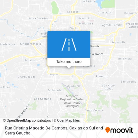 Rua Cristina Macedo De Campos map