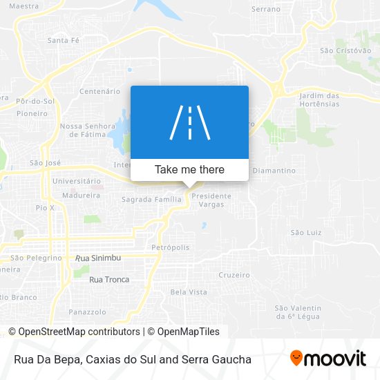 Rua Da Bepa map