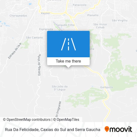 Rua Da Felicidade map