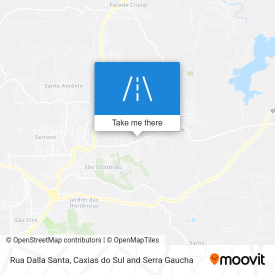 Rua Dalla Santa map