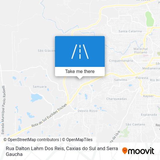 Rua Dalton Lahm Dos Reis map