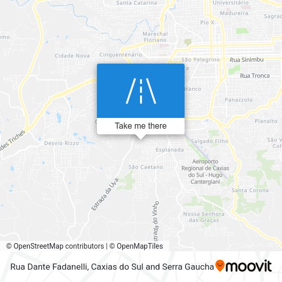 Rua Dante Fadanelli map