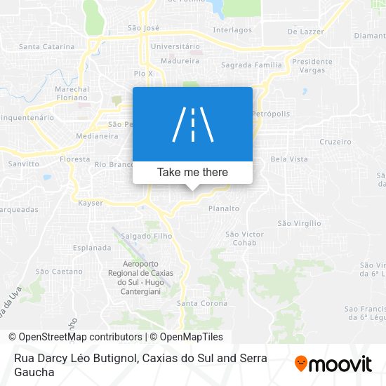 Rua Darcy Léo Butignol map