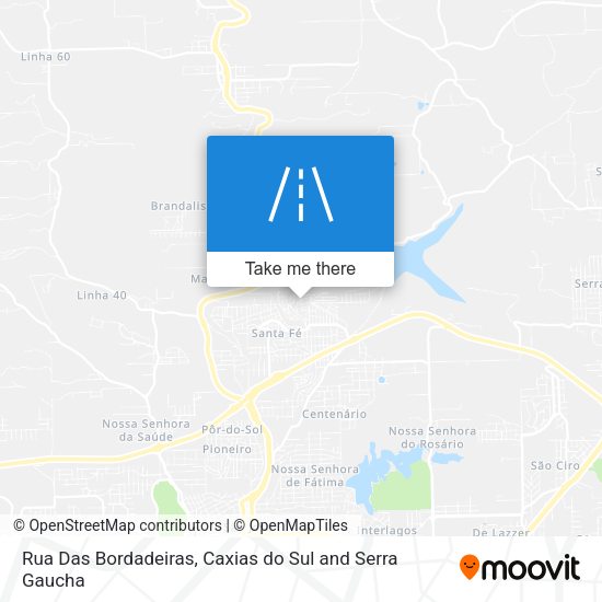 Rua Das Bordadeiras map