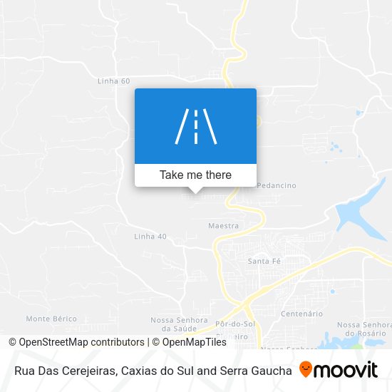Rua Das Cerejeiras map