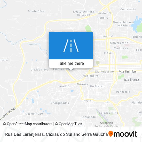 Rua Das Laranjeiras map