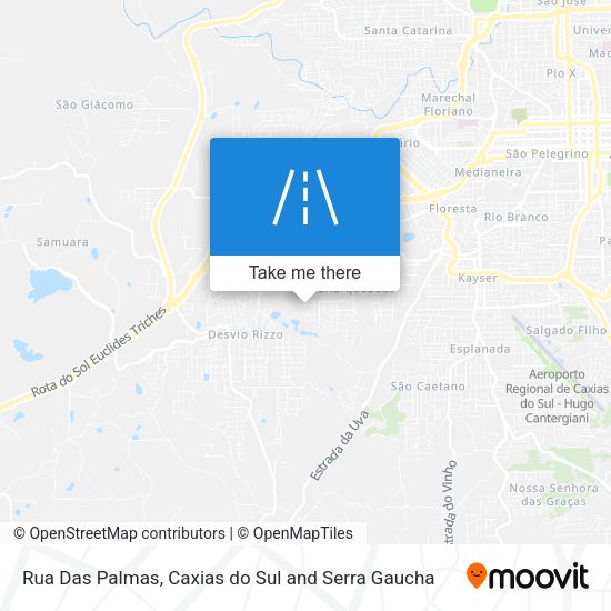Rua Das Palmas map