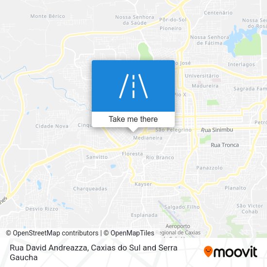 Rua David Andreazza map