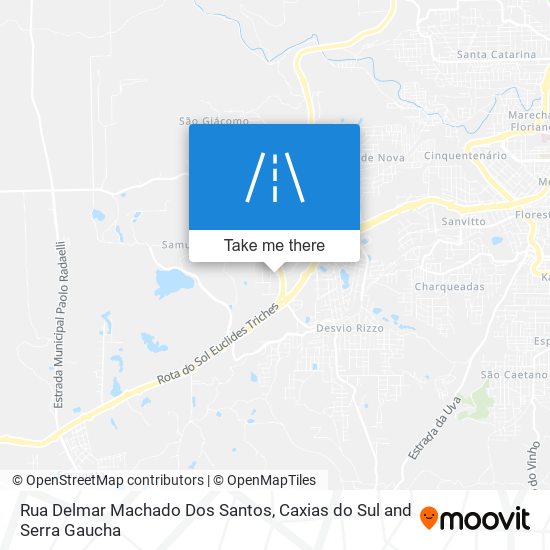 Rua Delmar Machado Dos Santos map