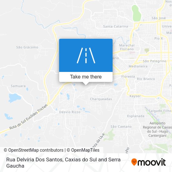 Rua Delvíria Dos Santos map