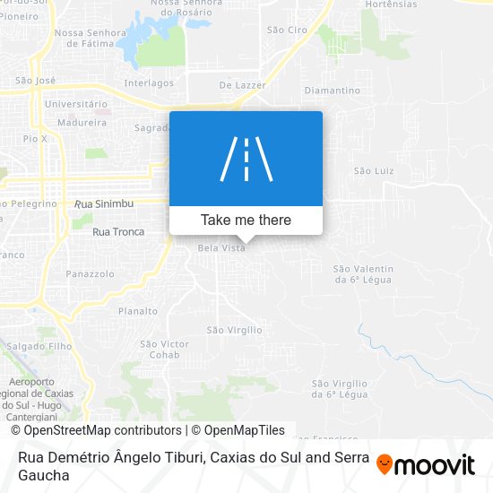 Rua Demétrio Ângelo Tiburi map