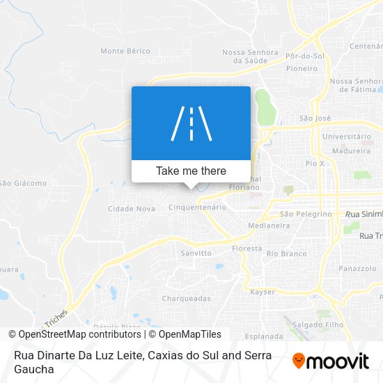 Rua Dinarte Da Luz Leite map