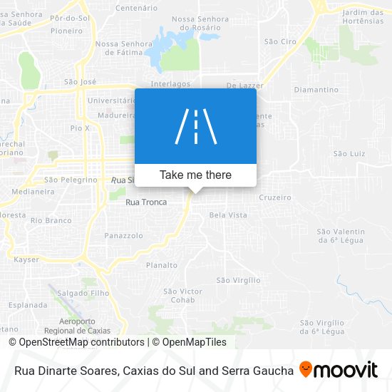 Rua Dinarte Soares map
