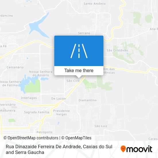 Rua Dinazaide Ferreira De Andrade map