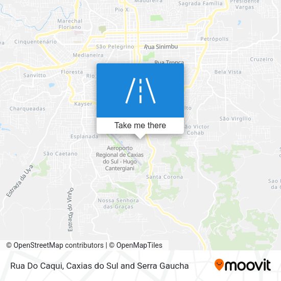 Rua Do Caqui map