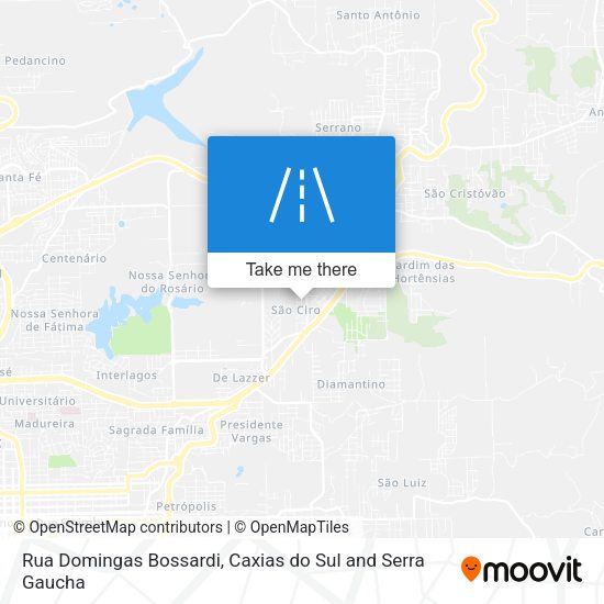 Rua Domingas Bossardi map