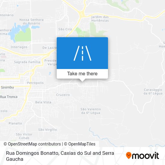 Rua Domingos Bonatto map