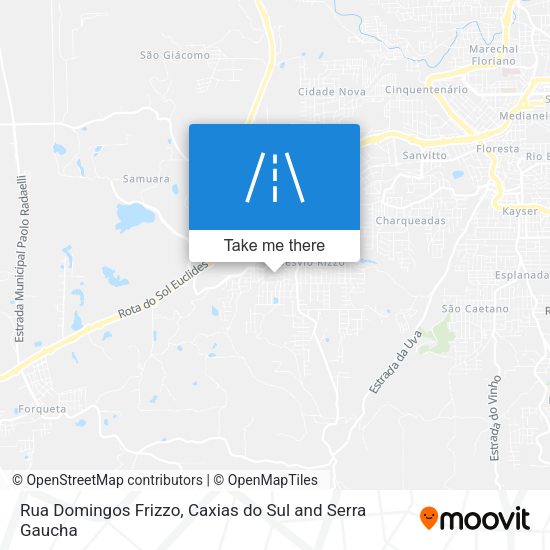 Rua Domingos Frizzo map