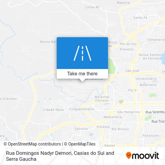 Rua Domingos Nadyr Demori map