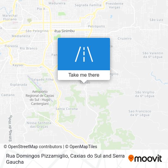 Rua Domingos Pizzamiglio map