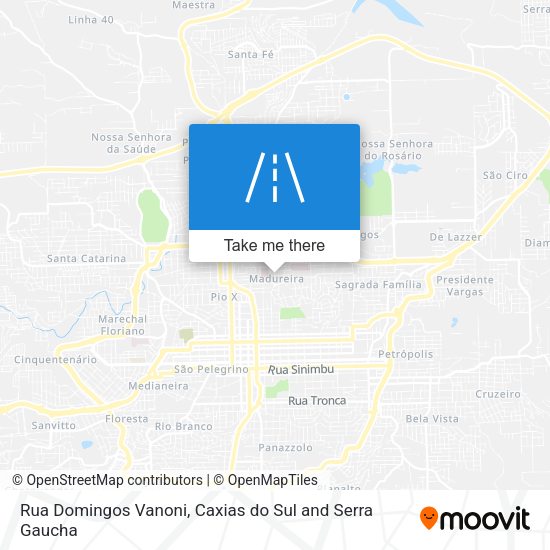 Rua Domingos Vanoni map