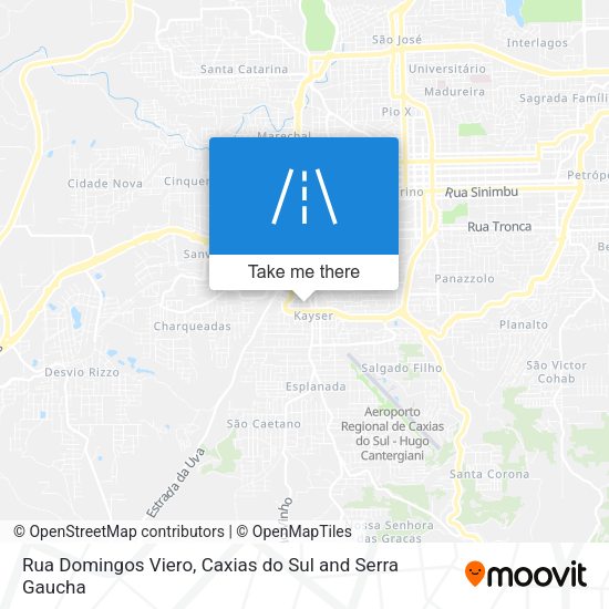 Rua Domingos Viero map