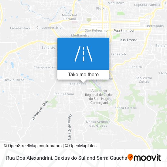 Rua Dos Alexandrini map