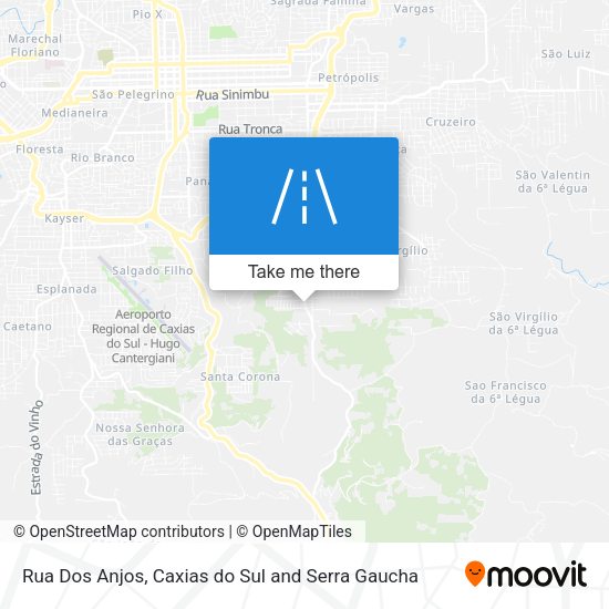 Rua Dos Anjos map