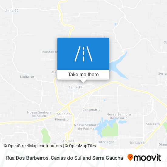 Rua Dos Barbeiros map
