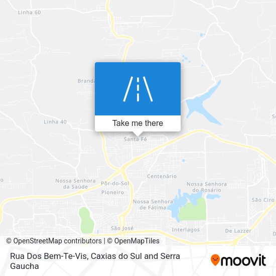 Rua Dos Bem-Te-Vis map