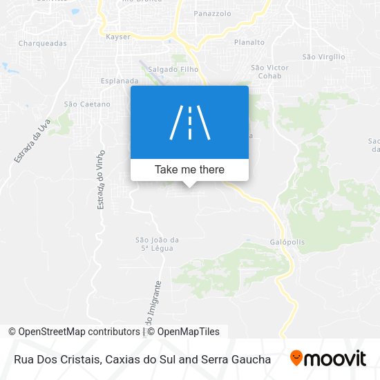Rua Dos Cristais map
