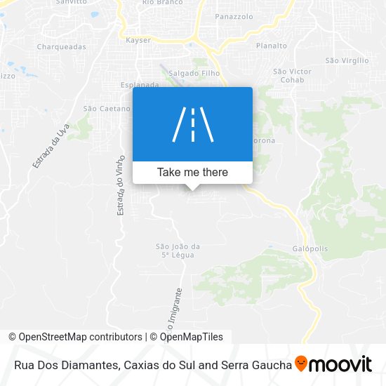 Rua Dos Diamantes map