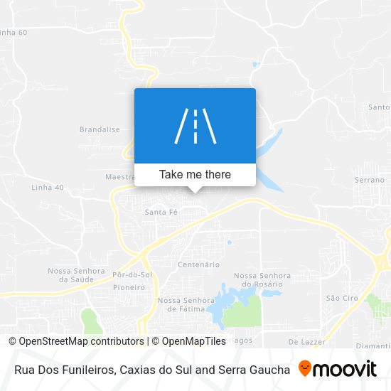 Rua Dos Funileiros map