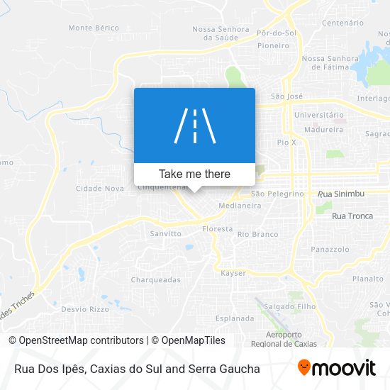 Rua Dos Ipês map