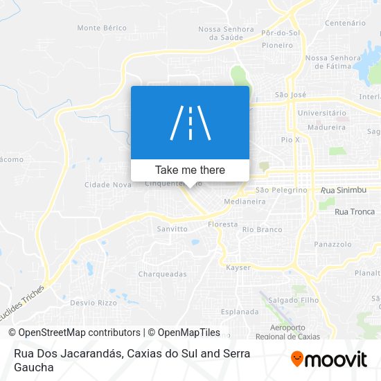 Rua Dos Jacarandás map
