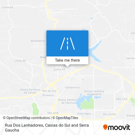 Rua Dos Lenhadores map