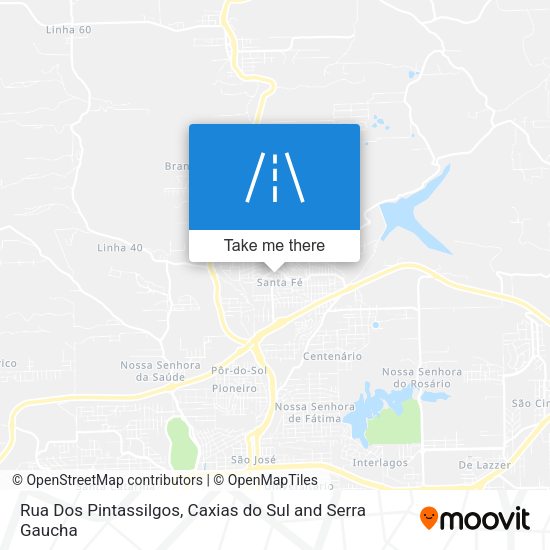 Rua Dos Pintassilgos map