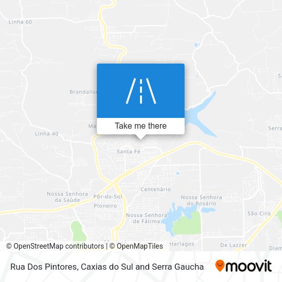 Rua Dos Pintores map