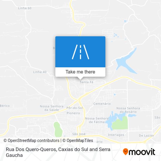 Rua Dos Quero-Queros map