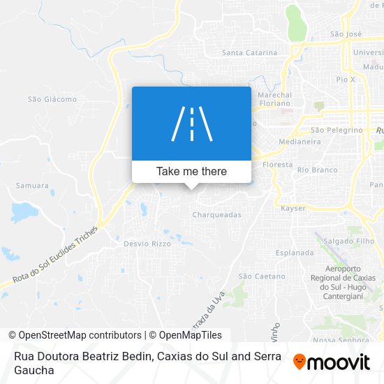 Rua Doutora Beatriz Bedin map
