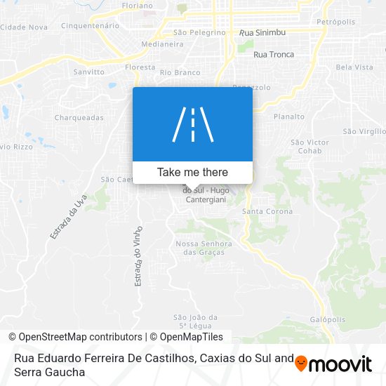 Rua Eduardo Ferreira De Castilhos map
