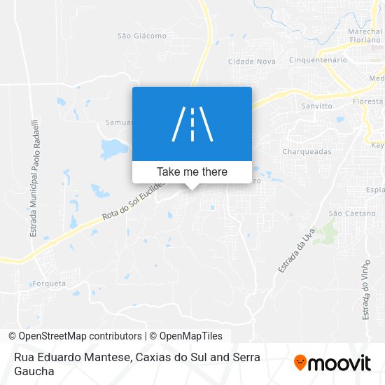 Rua Eduardo Mantese map