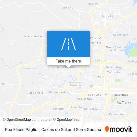 Rua Eliseu Paglioli map