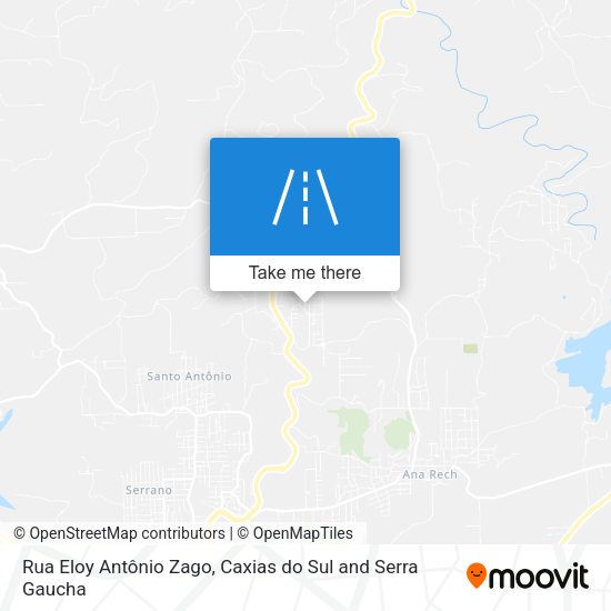 Rua Eloy Antônio Zago map