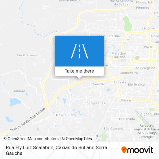 Rua Ely Luiz Scalabrin map