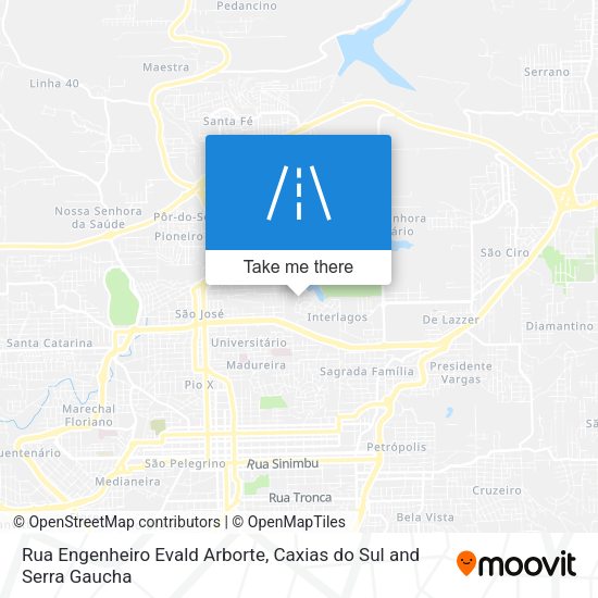Rua Engenheiro Evald Arborte map