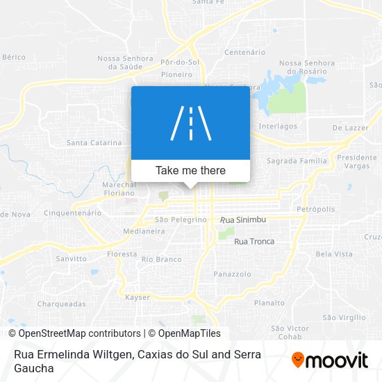 Rua Ermelinda Wiltgen map