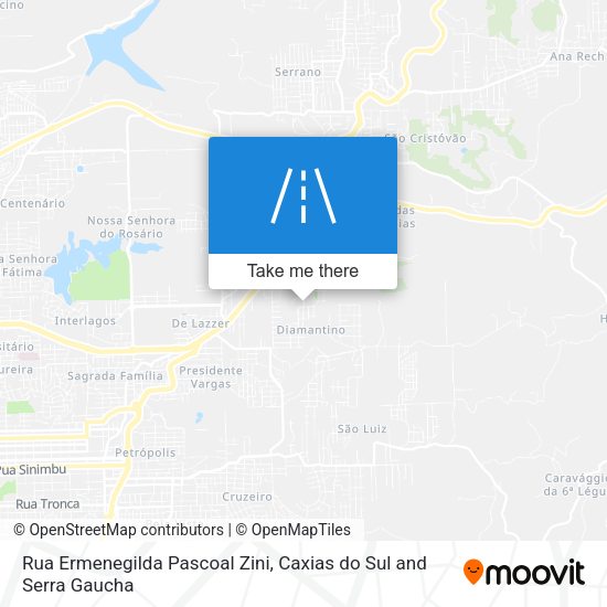 Rua Ermenegilda Pascoal Zini map